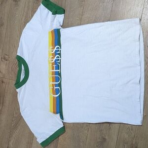 Guess x ASAP Rocky Green Ringer T-Shirt Men's size Medium